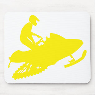 Schneemobil/Schlitten Mousepad