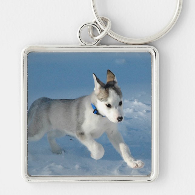 Schneemobil Schlüsselanhänger (Vorne)