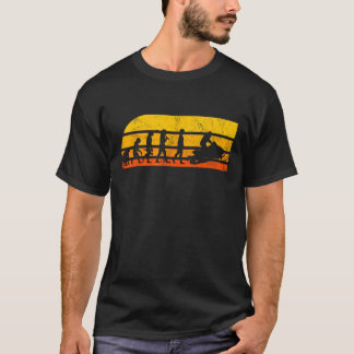 Schneemobil Schnee Racer Retro Schneefahrer Gesche T-Shirt