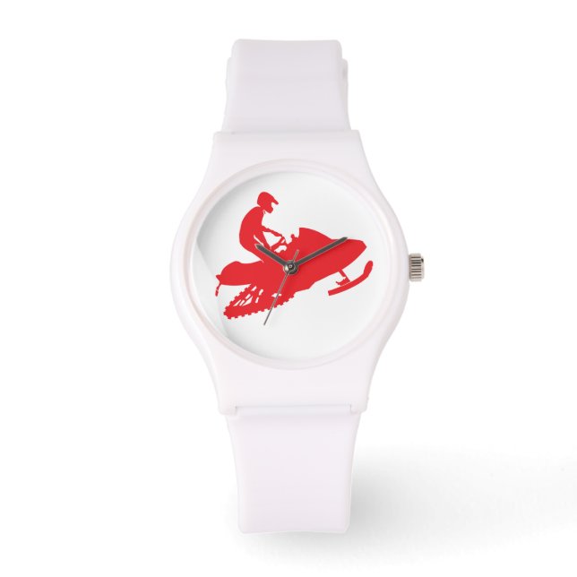 Schneemobil, Schneemobil Armbanduhr (Vorderseite)