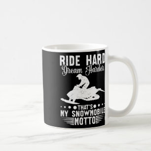 Schneemobile Reiten Schwimmen Wintersport Männer F Kaffeetasse