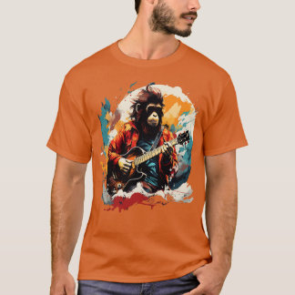 Schneemonch spielt Gitarre T-Shirt
