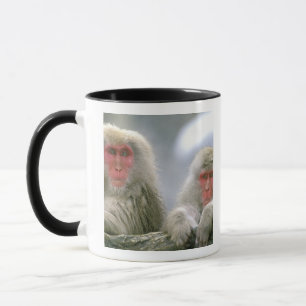 Schneemonchpaar, Japanmakak, Tasse