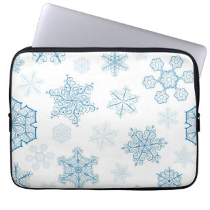 Schneemuster Laptopschutzhülle