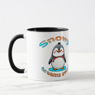 Schneepinguin-Tasse Tasse