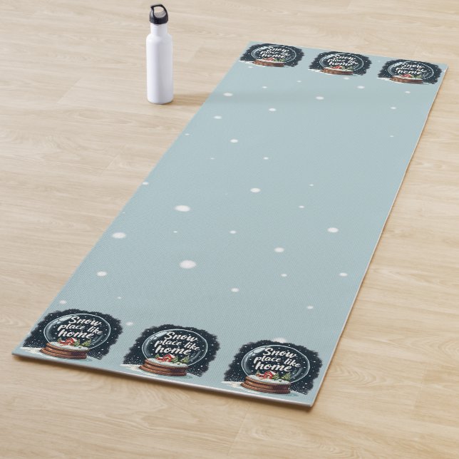 Schneeplatz wie Zuhause Yogamatte (Beispiel)