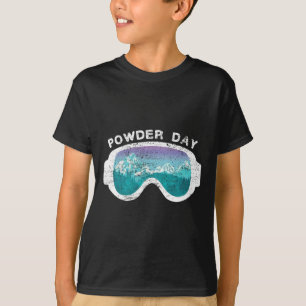 Schneepowder Day Snowboarden Mountain Sport T-Shirt