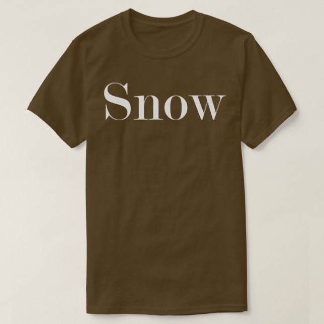 Schneeprämie 747 T-Shirt (Design vorne)