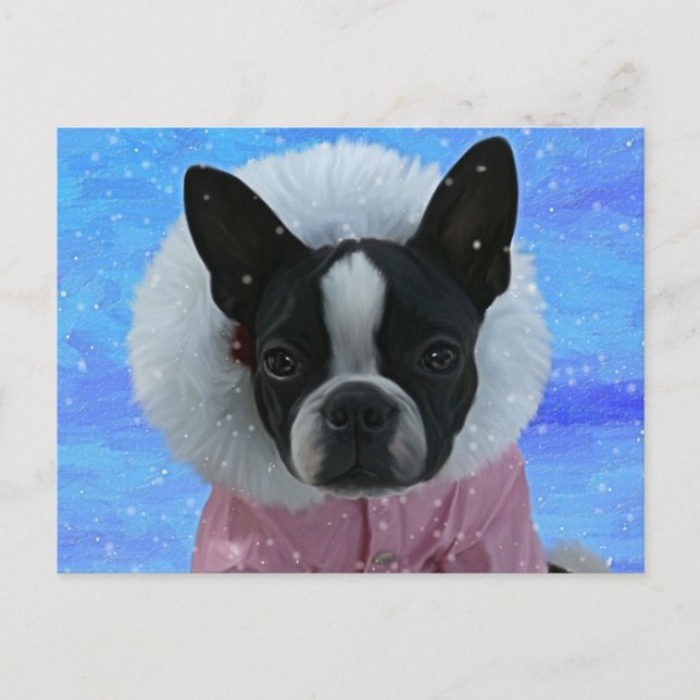 Schneeprinzess Postkarte (Vorderseite)