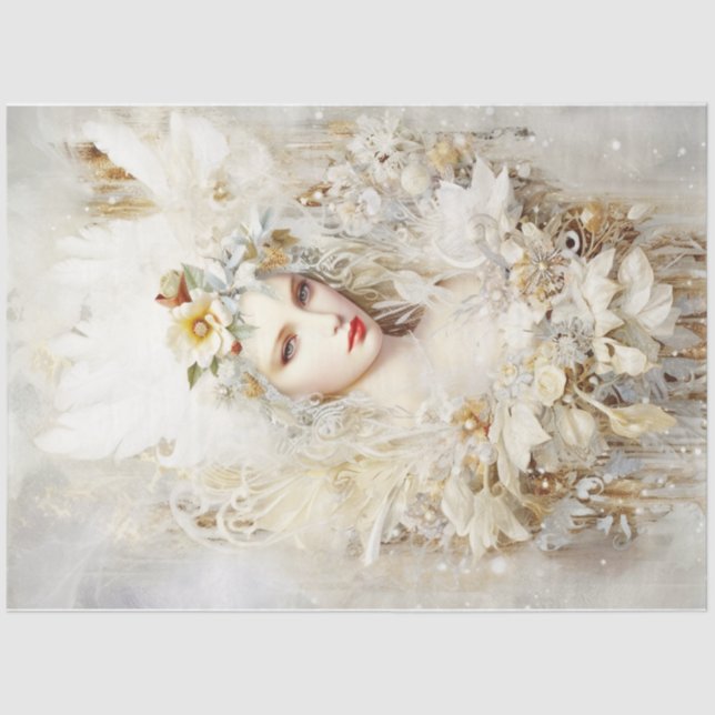 Schneeprinzess Seidenpapier (Vorderseite)