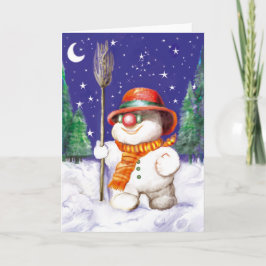 *Schneepuppe* Feiertagskarte