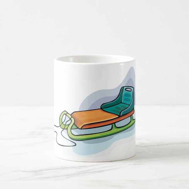 Schneeschlitten Kaffeetasse (Von Creator hochgeladen)