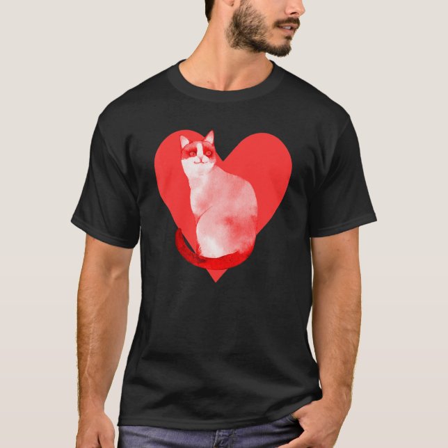 Schneeschuh-Katze T-Shirt (Vorderseite)