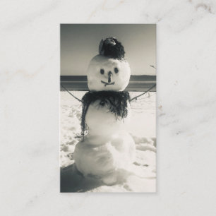 Schneeschuh Visitenkarte