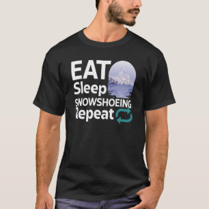Schneeschuhe Boots Schneeschuhe Wanderwege 1 T-Shirt