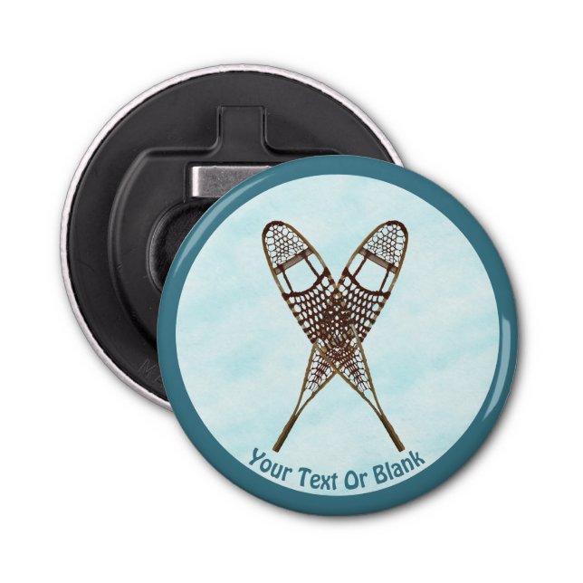 Schneeschuhe Flaschenöffner (Vorderseite)