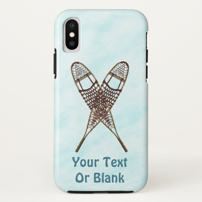 Schneeschuhe im Schnee Case-Mate iPhone Hülle (Rückseite)