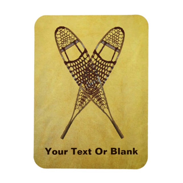 Schneeschuhe Magnet (Vertikal)