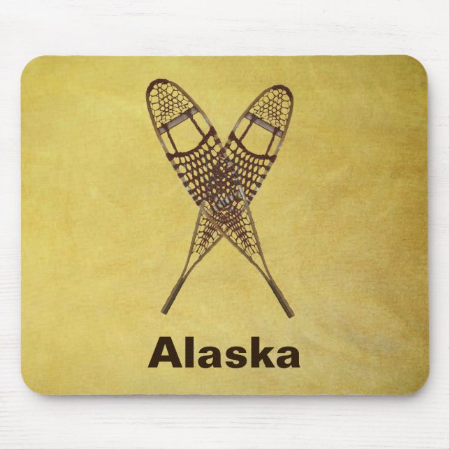 Schneeschuhe Mousepad (Vorne)