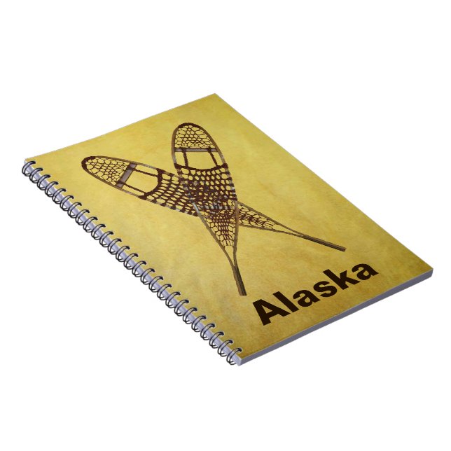 Schneeschuhe Notizblock (Rechte Seite)