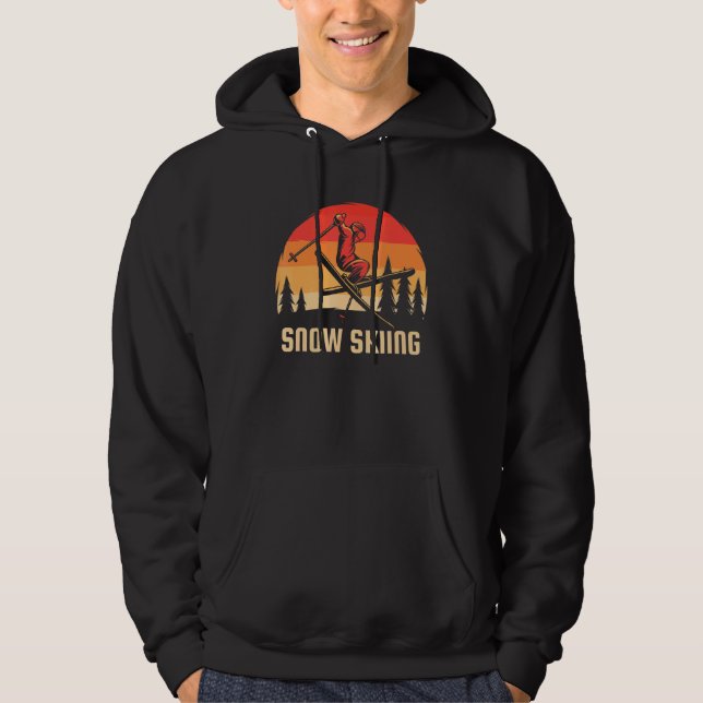Schneeschuhen Hoodie (Vorderseite)