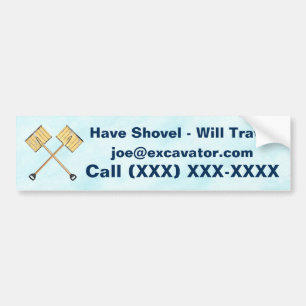 Schneeschuhgeschäft Autoaufkleber