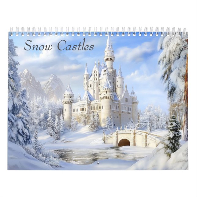 Schneeschuhschlösser Kalender (Titelbild)