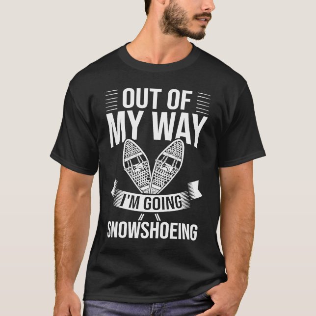 Schneeschuhschuhe Wanderschuhe Wanderwege 16 T-Shirt (Vorderseite)