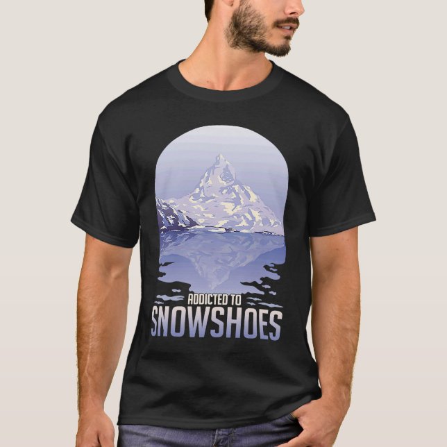 Schneeschuhschuhe Wanderschuhe Wanderwege 19 T-Shirt (Vorderseite)
