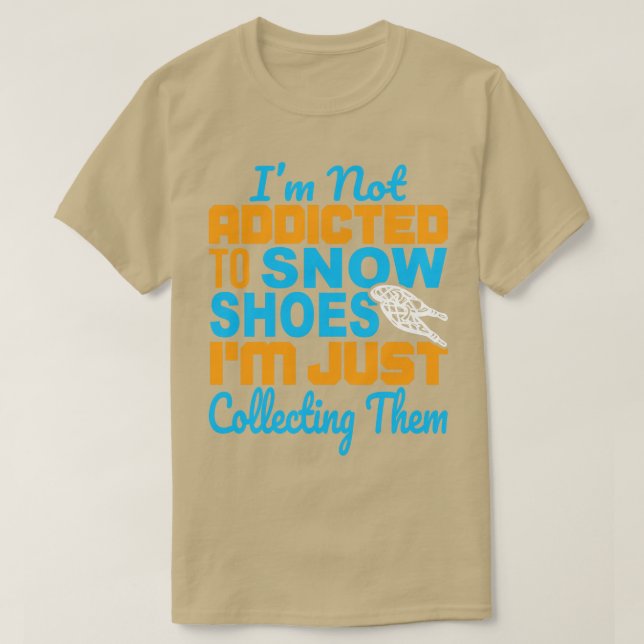 Schneeschuhwandern 6 T-Shirt (Design vorne)