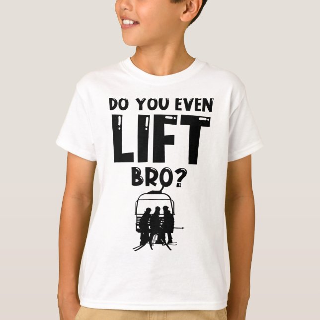 Schneeschuhwandern auch mit dem Lift Snowboard T-Shirt (Vorderseite)