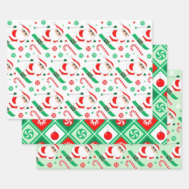 Schneeschuhwandern - Geschenkpapier Set (Set)