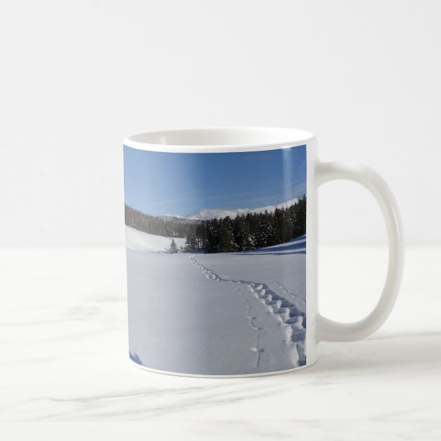 Schneeschuhwandern im Yellowstone-Nationalpark Kaffeetasse (Rechts)