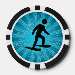 Schneeschuhwandern pokerchips