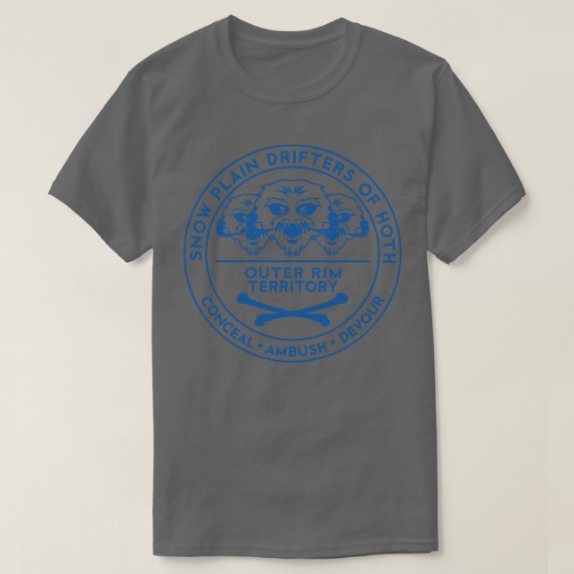 Schneesichere Schlichte Treiber T-Shirt (Design vorne)