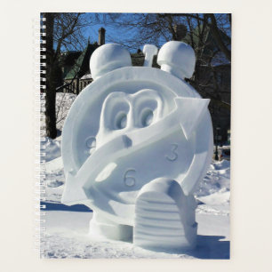 Schneeskulptur, Quebec, Kanada Planer