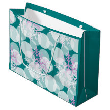 Schneestars - weiß, Aquamarin, Lila - Geschenktüte