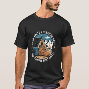 Schneestiefel & Schlafsäcke Alpin Camping T-Shirt