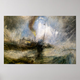 Schneesturm JMW Turner Poster