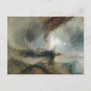 Schneesturm Postkarte