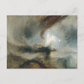 Schneesturm Postkarte