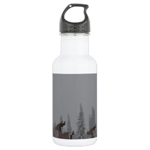 Schneesturm Schnee Schneeflocke Gefroren Eis Weihn Trinkflasche