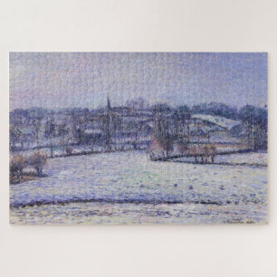 Schneeszene in Éragny (Blick auf Bazincourt) 1884