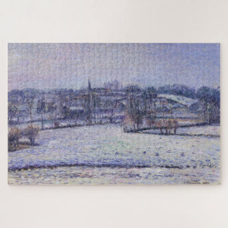 Schneeszene in Éragny (Blick auf Bazincourt) 1884