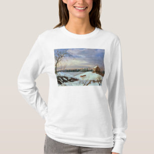 Schneeszene, Neu-England T-Shirt