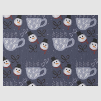 Schneetag Seidenpapier