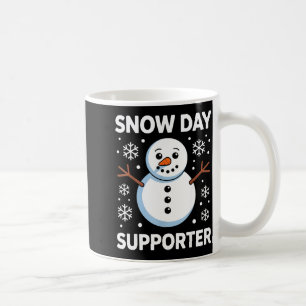 Schneetag Unterstützer Schnee Schneeflocke Schneem Kaffeetasse