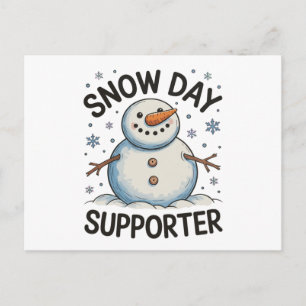 Schneetag Unterstützer Schneeflocke Weihnachten Wi