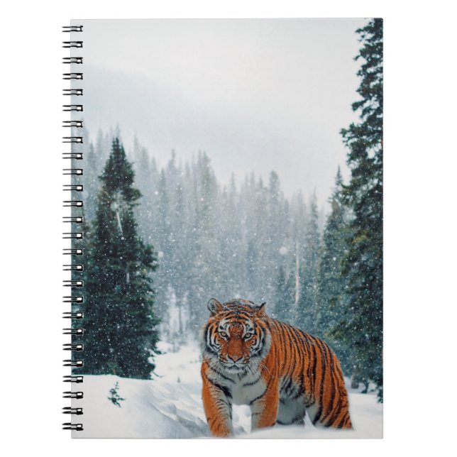 Schneetiger Notizblock (Vorderseite)