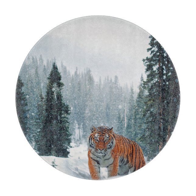 Schneetiger Schneidebrett (Vorderseite)